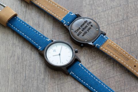 wooden wrist watch